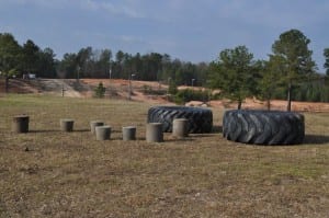 Gauntlet tires and concrete buckets