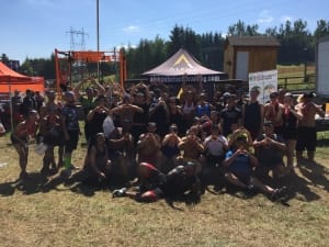 Members of Covenant House at Spartan Race