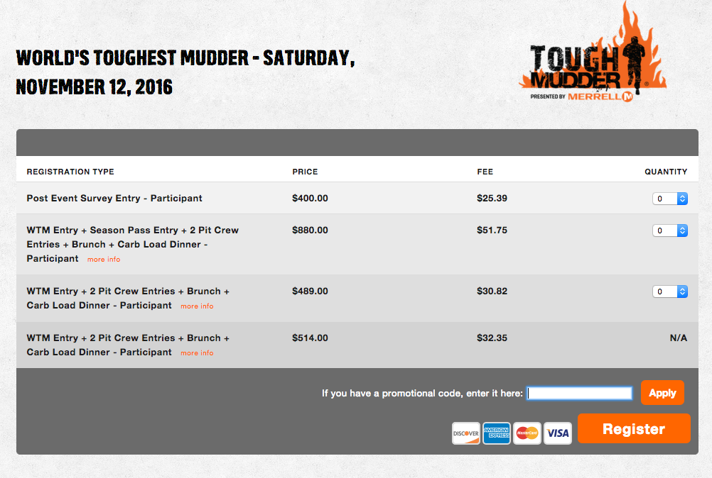 World's Toughest Mudder 2016