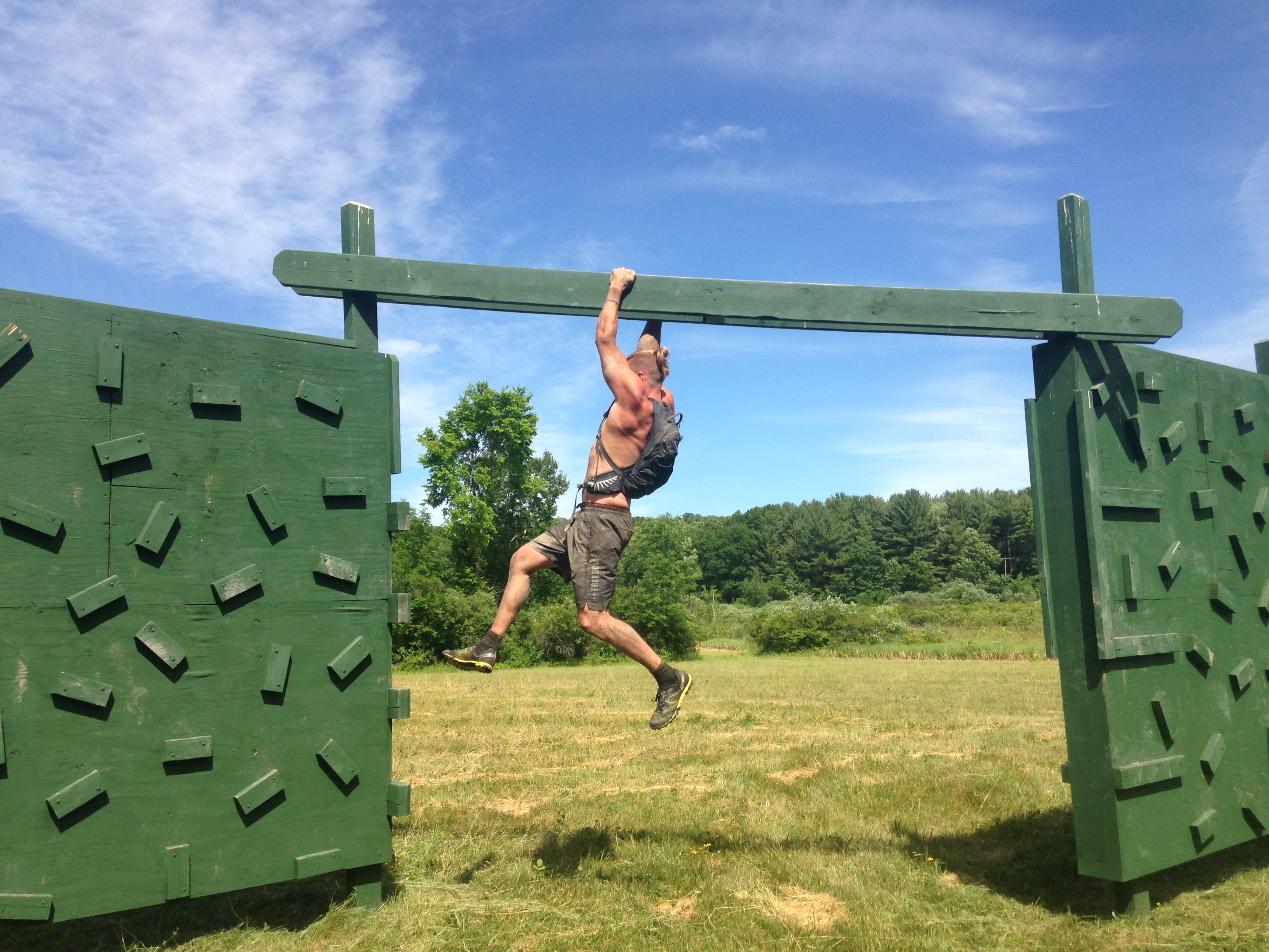 Neil Cary completing on his laps at Viking OCR. He would complete 36 miles over two days.