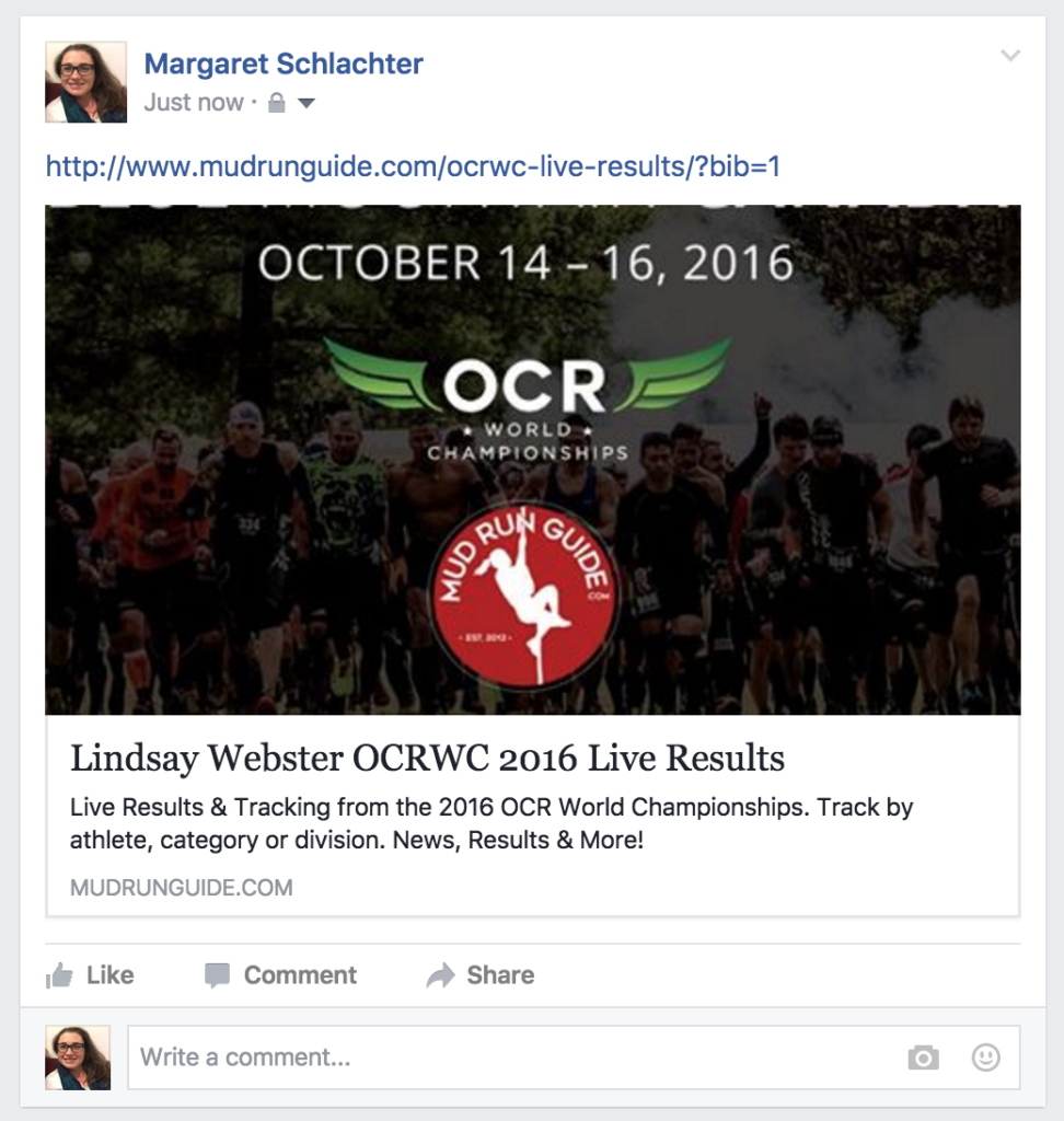 Live Athlete Tracking OCRWC
