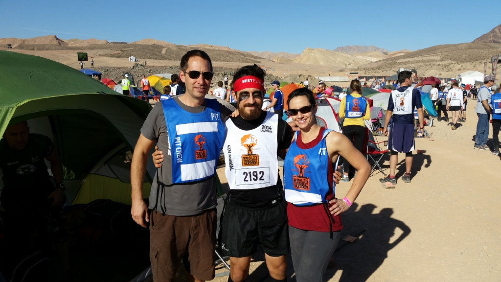 racer and crew at World's Toughest Mudder