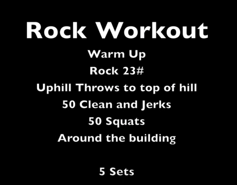 Training Tuesday: Grab a Rock and Let's Workout | Mud Run, OCR ...