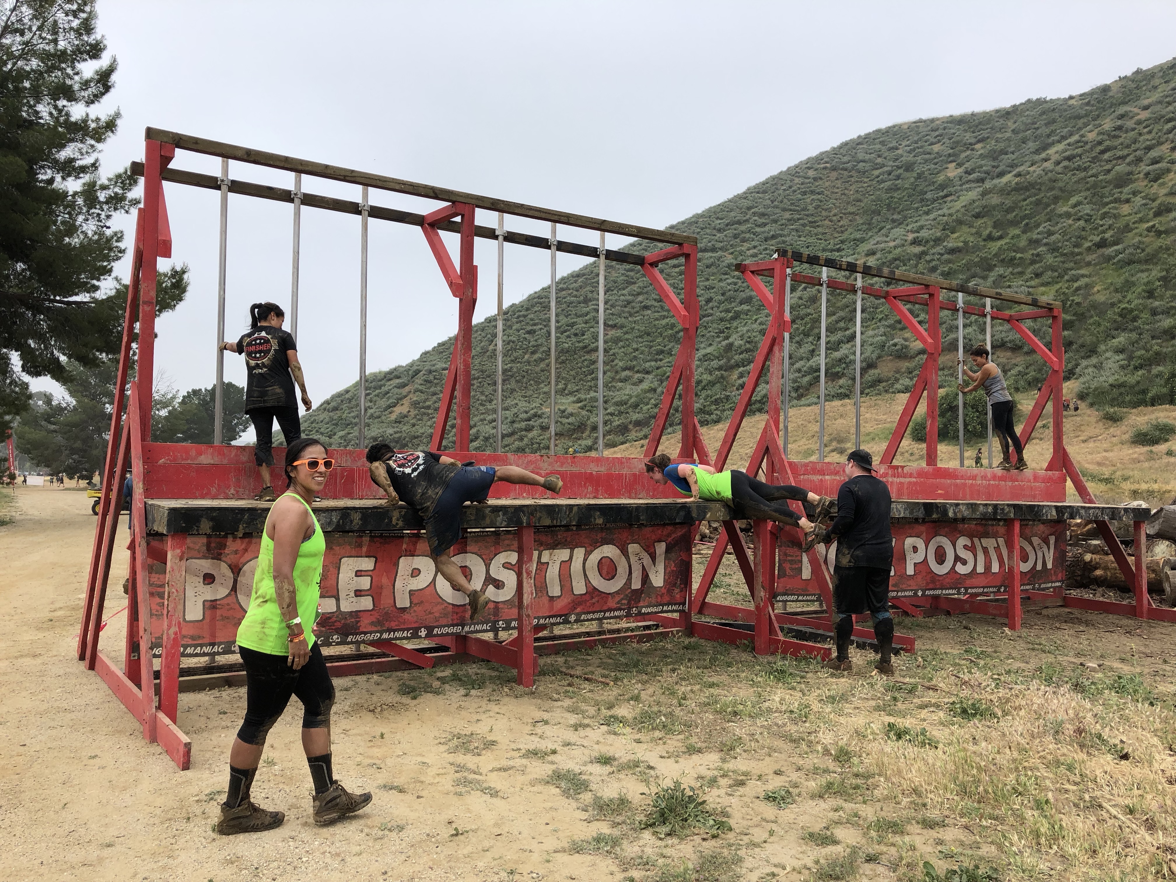 Rugged Maniac Los Angeles Castaic Lake, CA Mud Run, OCR, Obstacle