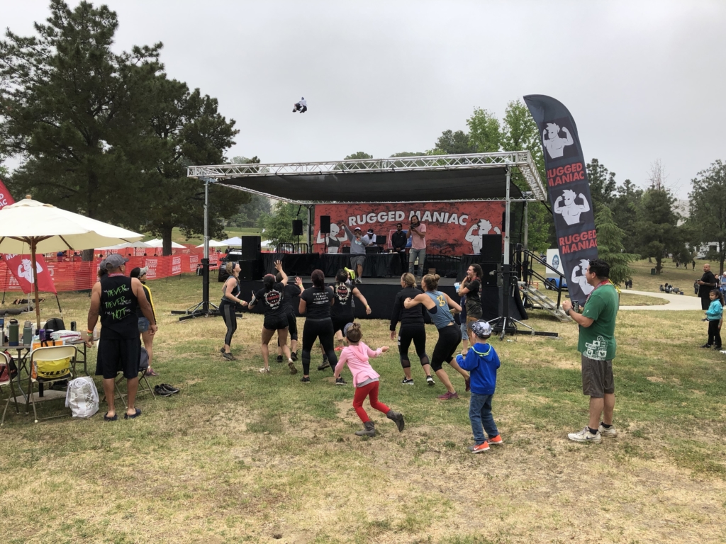 Rugged Maniac Los Angeles Castaic Lake, CA Mud Run, OCR, Obstacle