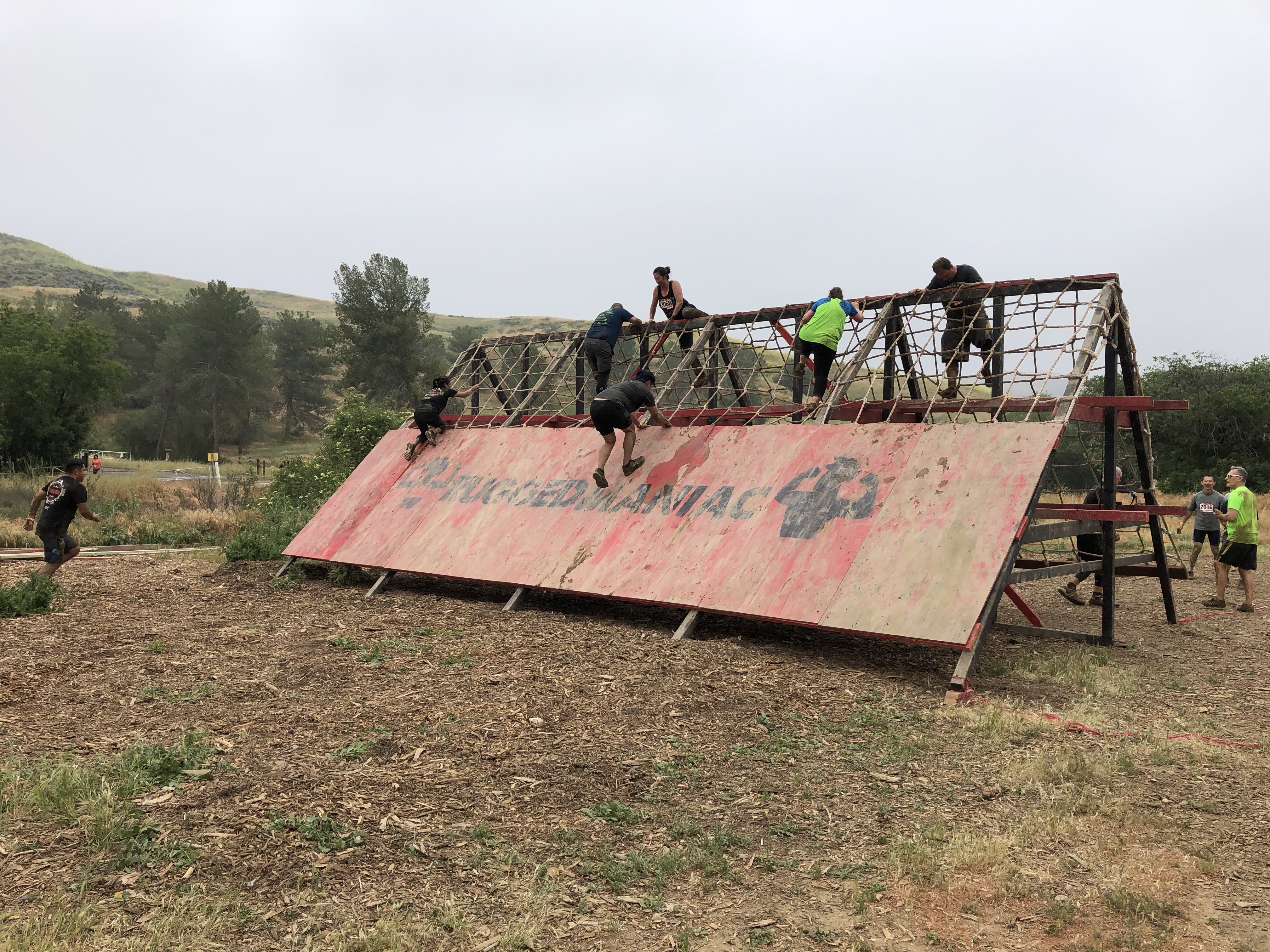 Rugged Maniac Los Angeles Castaic Lake, CA Mud Run, OCR, Obstacle