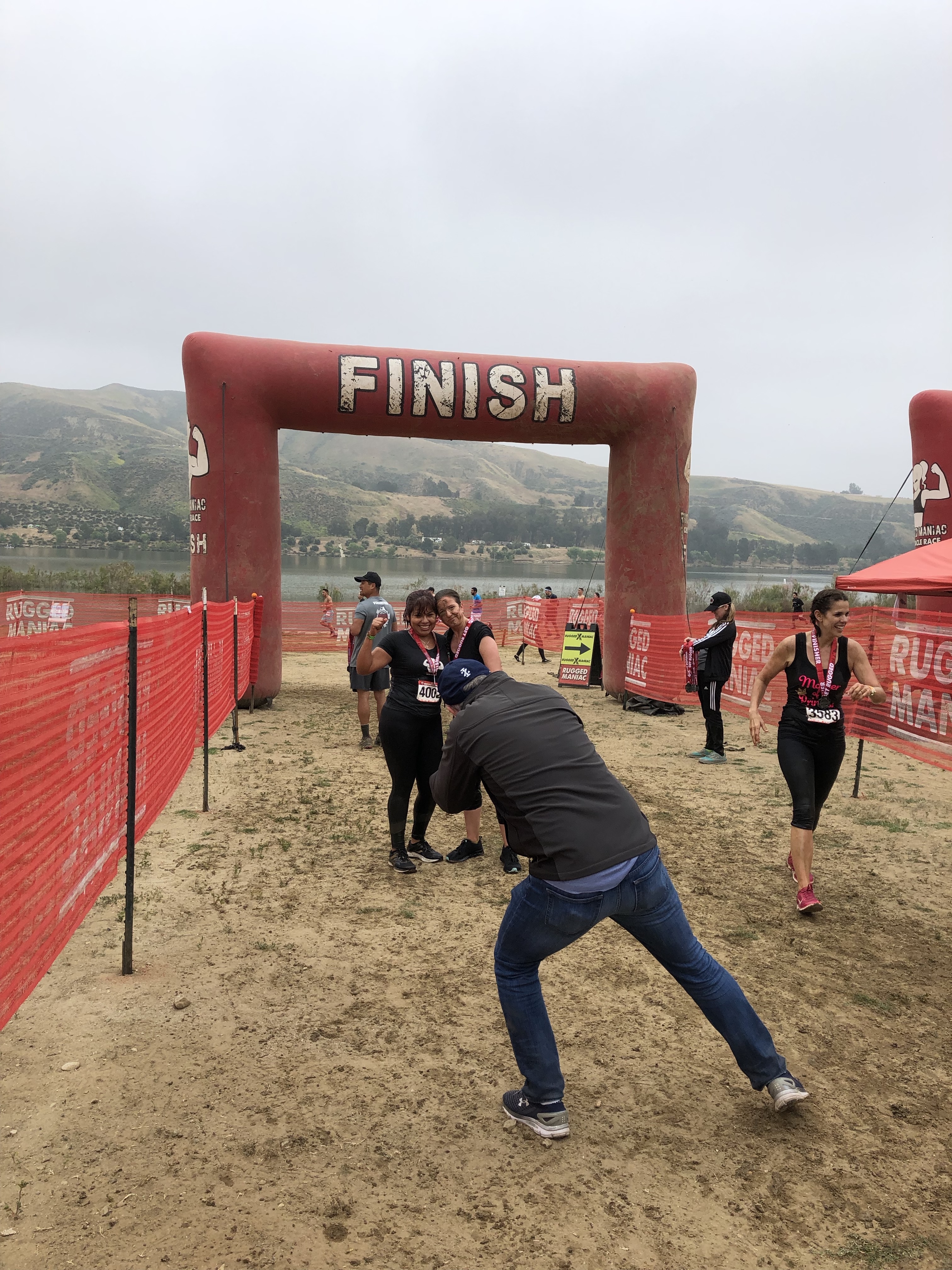 Rugged Maniac Los Angeles Castaic Lake, CA Mud Run, OCR, Obstacle